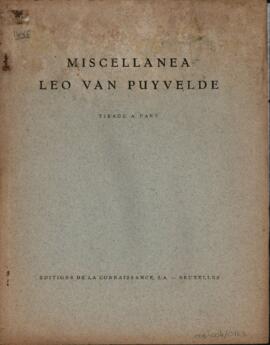 "Miscellanea Leo Van Puyvelde"