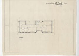 Planta, instalações da Sonae, 1ª fase, escritórios.