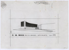 Câmara Municipal da Maia, Pólo de Serviços: anteprojeto, perspetiva