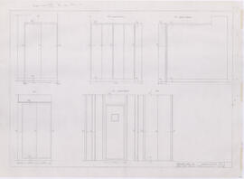 Mapa de vãos interiores - armários A1, A2, A3, A4
